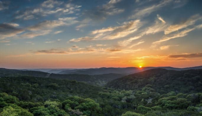 Texas Hill Country landscape — near Bee Cave or Lakeway