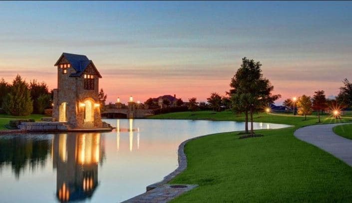 DFW suburban master-planned community or Legacy West, Plano