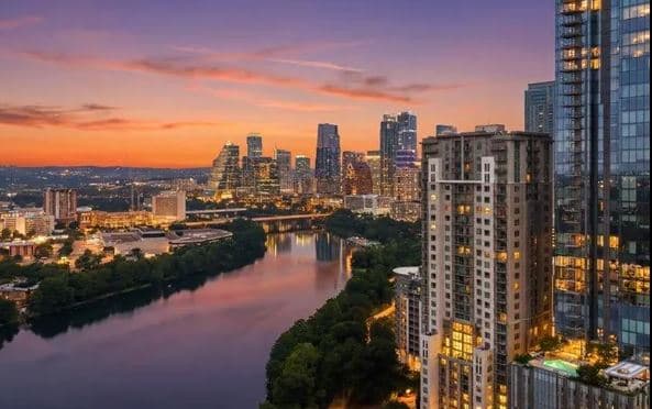 Texas urban skyline — downtown Dallas or Austin